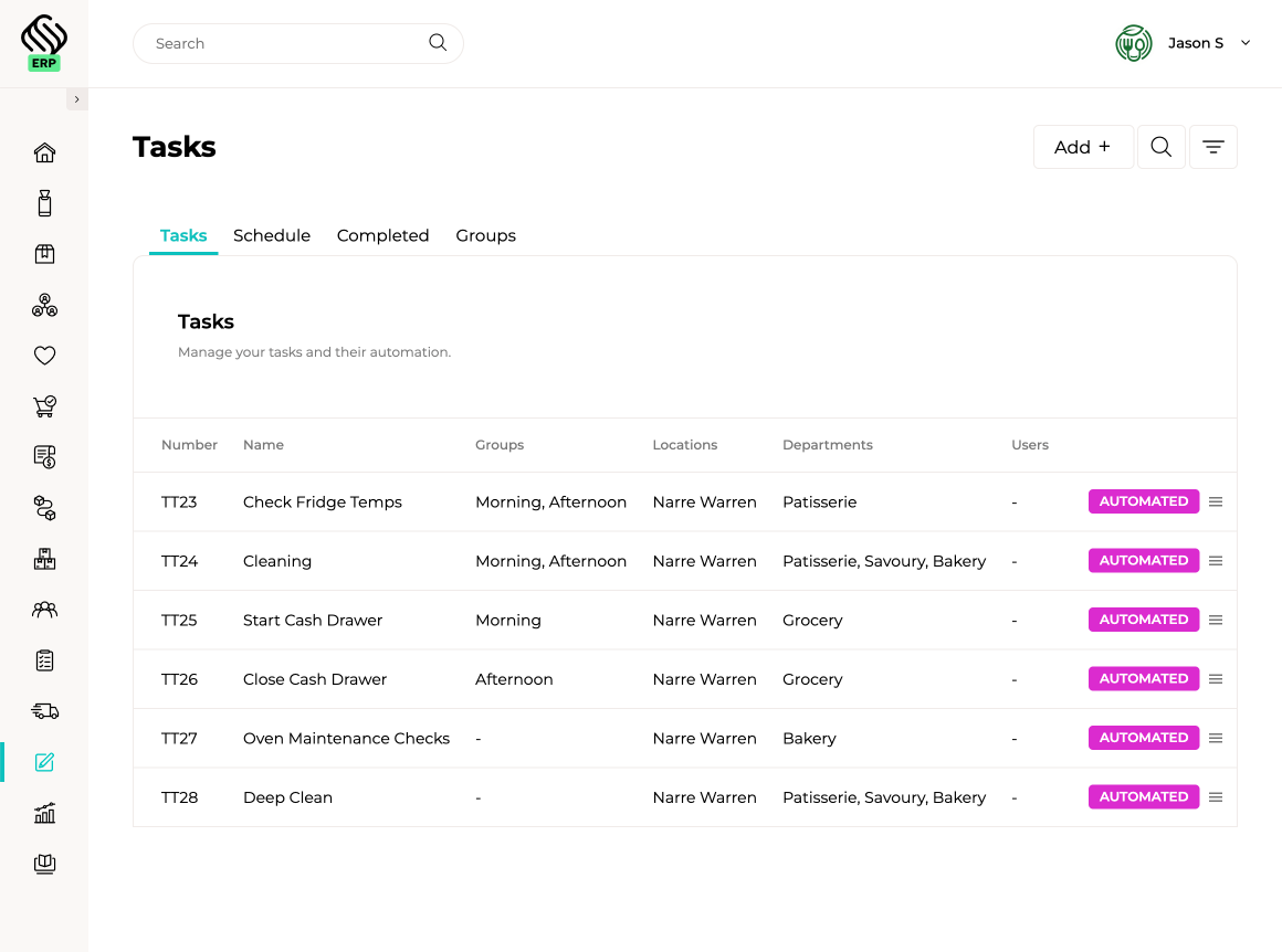 Quality management software for food and beverage manufacturers